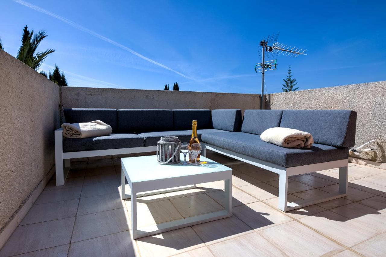 Paphos Antonia'S Palace Rooftop Jacuzzi Stunning View מראה חיצוני תמונה
